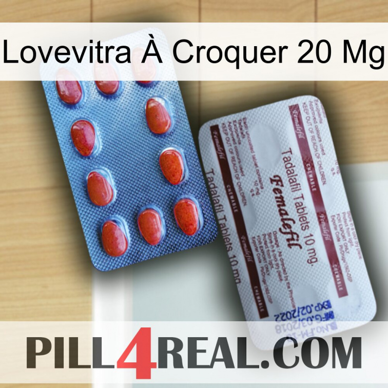 Lovevitra À Croquer 20 Mg 36